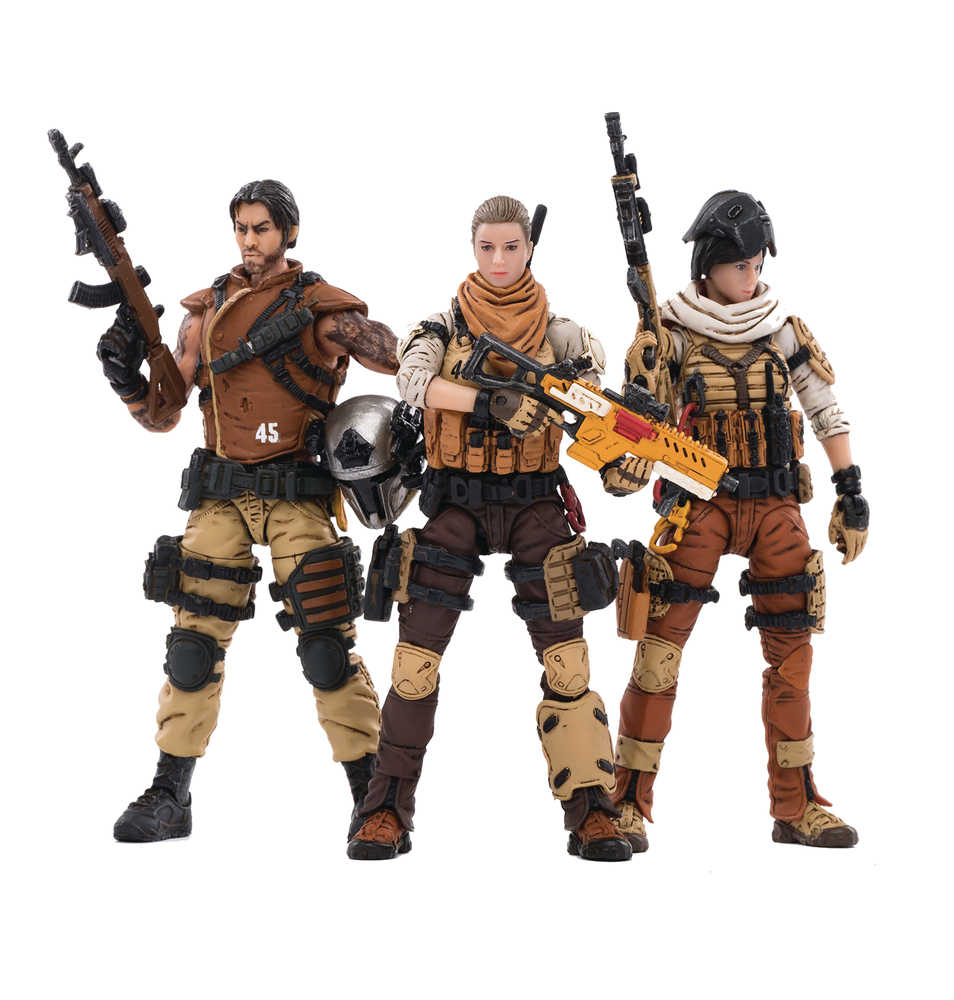 Joy Toy 45 St Legion Wasteland Hunters 1/18 Figure 3 Pk 