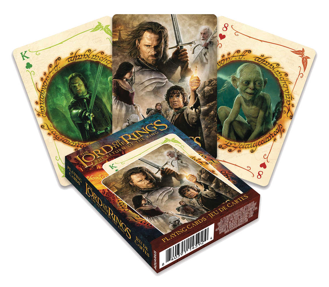 Lord of the Rings Return Of The King Playing Cards 