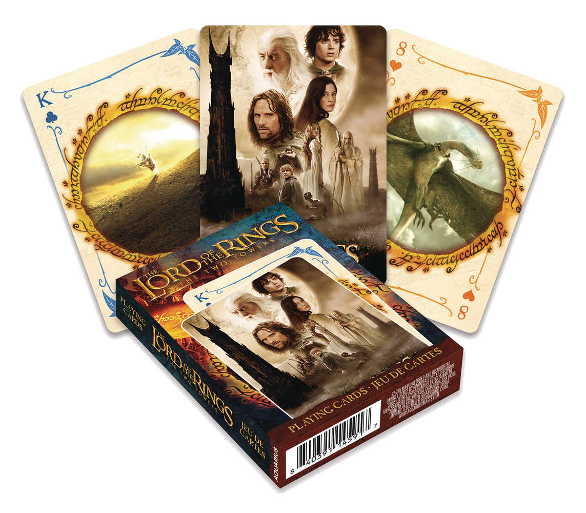 Lord of the Rings Two Towers Playing Cards 