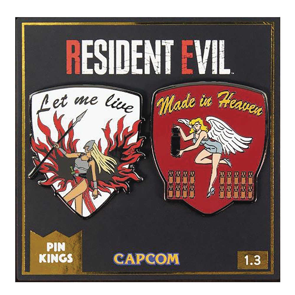 Pin Kings Resident Evil Claire Pin Set  
