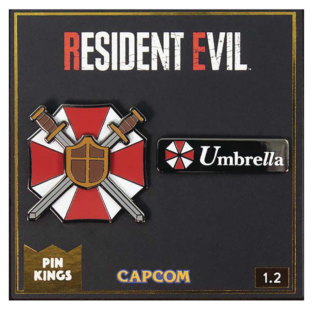 Pin Kings Resident Evil Umbrella Pin Set  