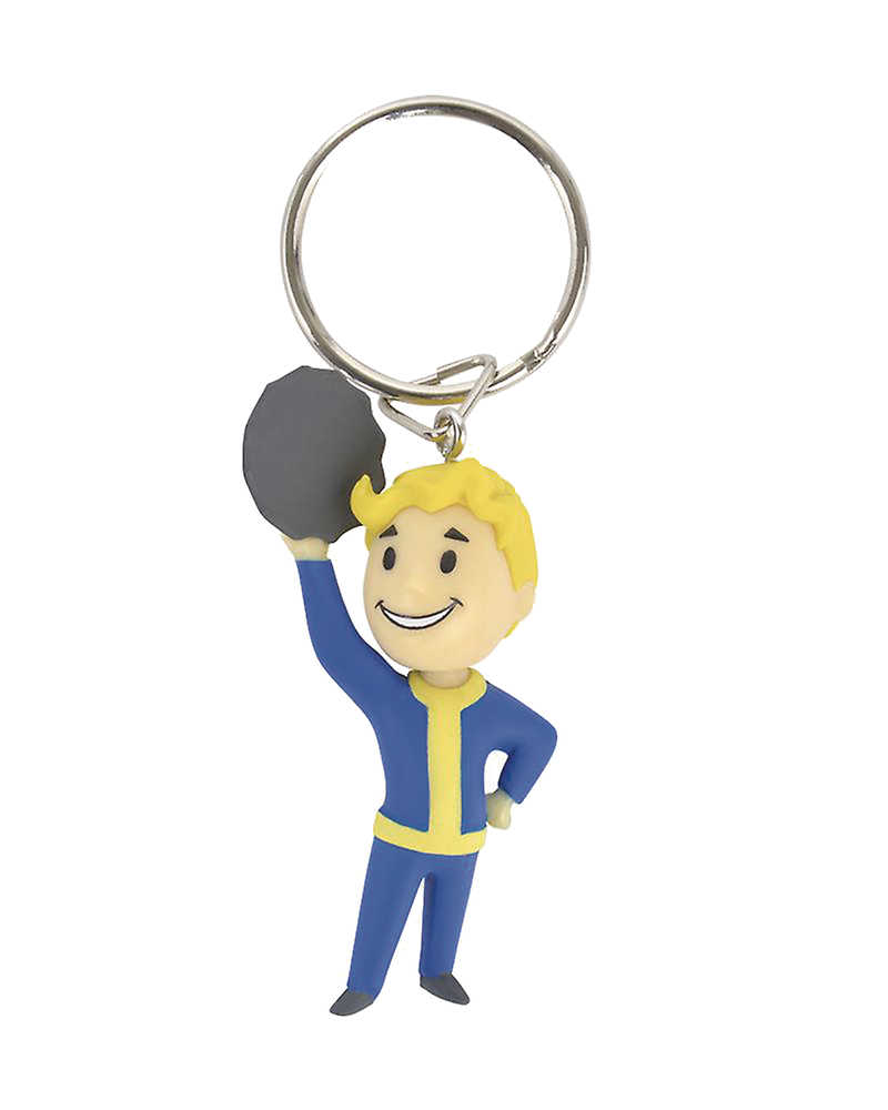 Fallout 76 Vault Boy Barter 3 D Keyring  
