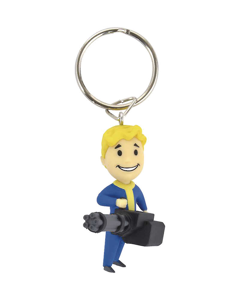 Fallout 76 Vault Boy Big Guns 3 D Keyring  
