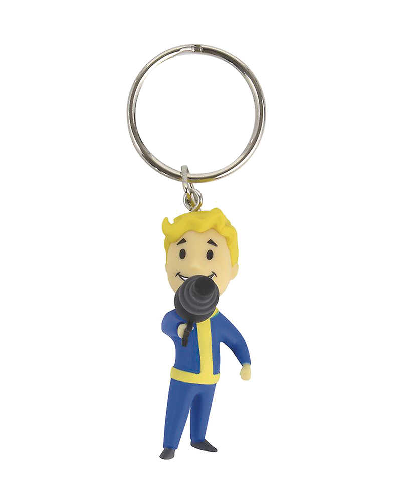 Fallout 76 Vault Boy Energy Weapons 3 D Keyring  