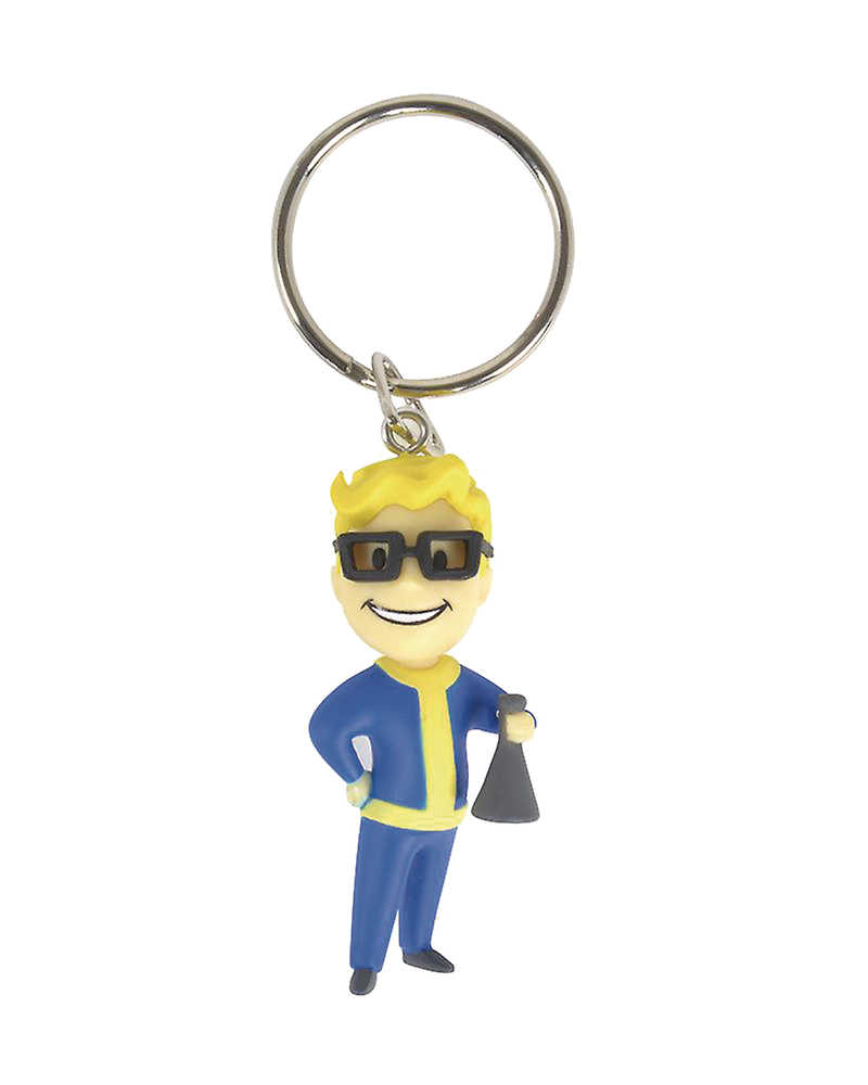Fallout 76 Vault Boy Science 3 D Keyring  