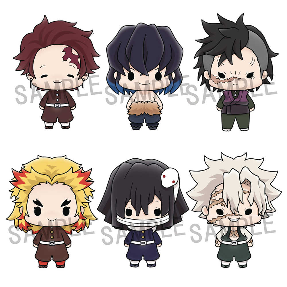 Demon Slayer Kimetsu Chokorin Mascot Series 2 6 Pc Set 