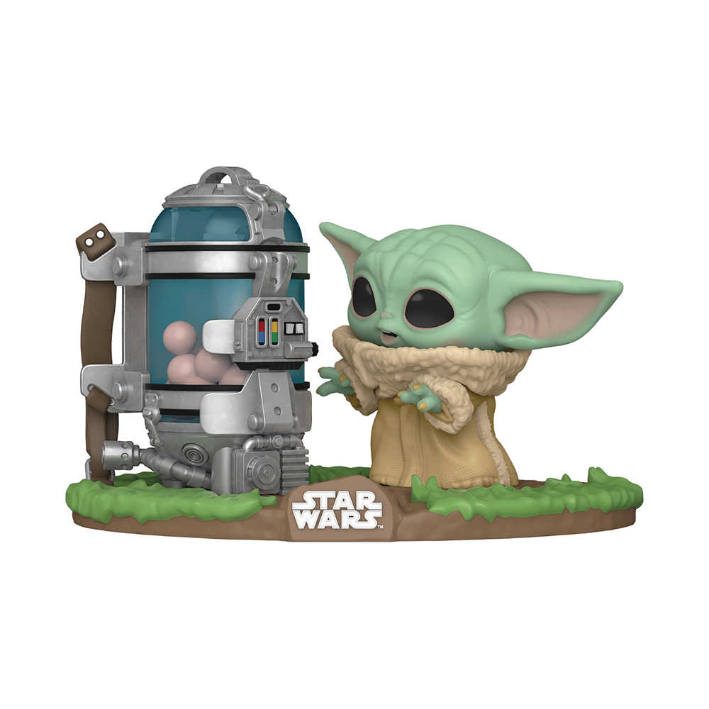 Pop Deluxe Mandalorian Child with Canister Vinyl Figure 