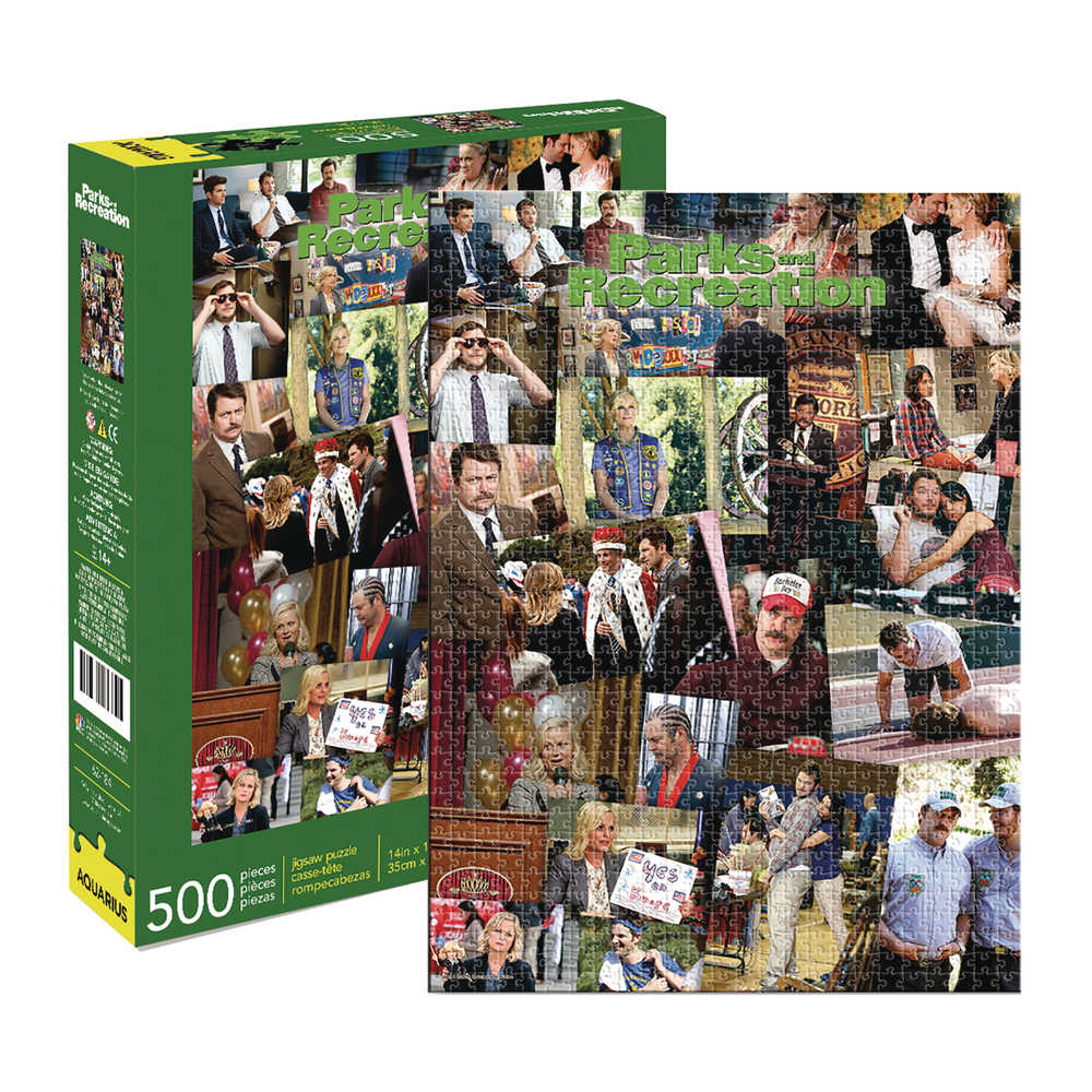 Aquarius Parks And Recreation Collage 500 Pc Puzzle 