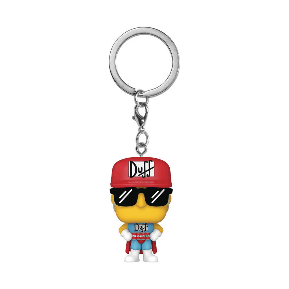 Pocket Pop Simpsons Duffman Keychain 