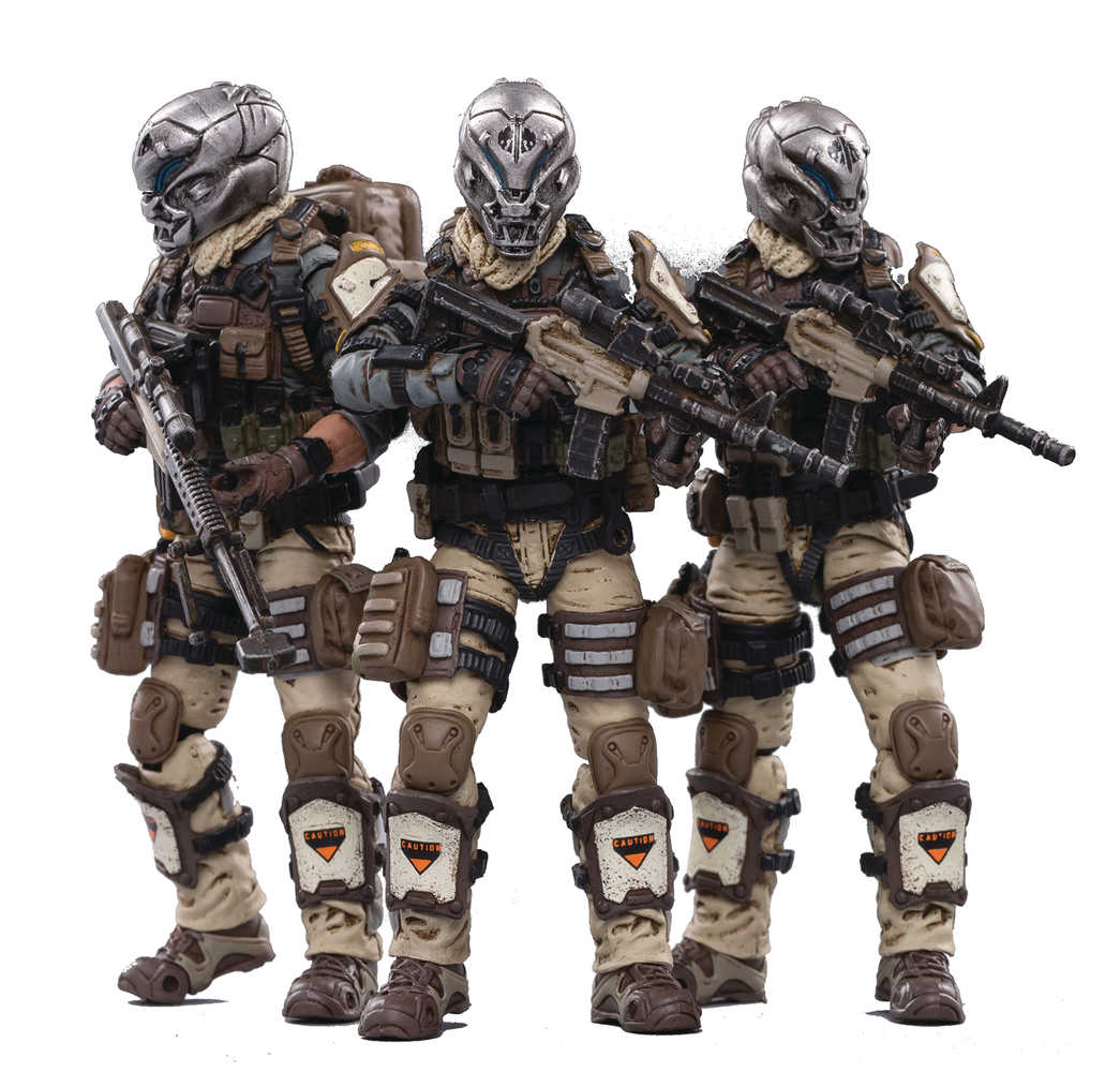 Joy Toy Skeleton Forces Perish Company 1/18 Figure 3 Pk 