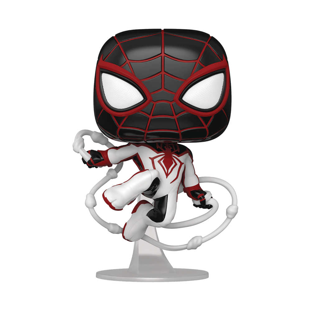 Pop Games Miles Morales Game Track Suit Vinyl Figure 