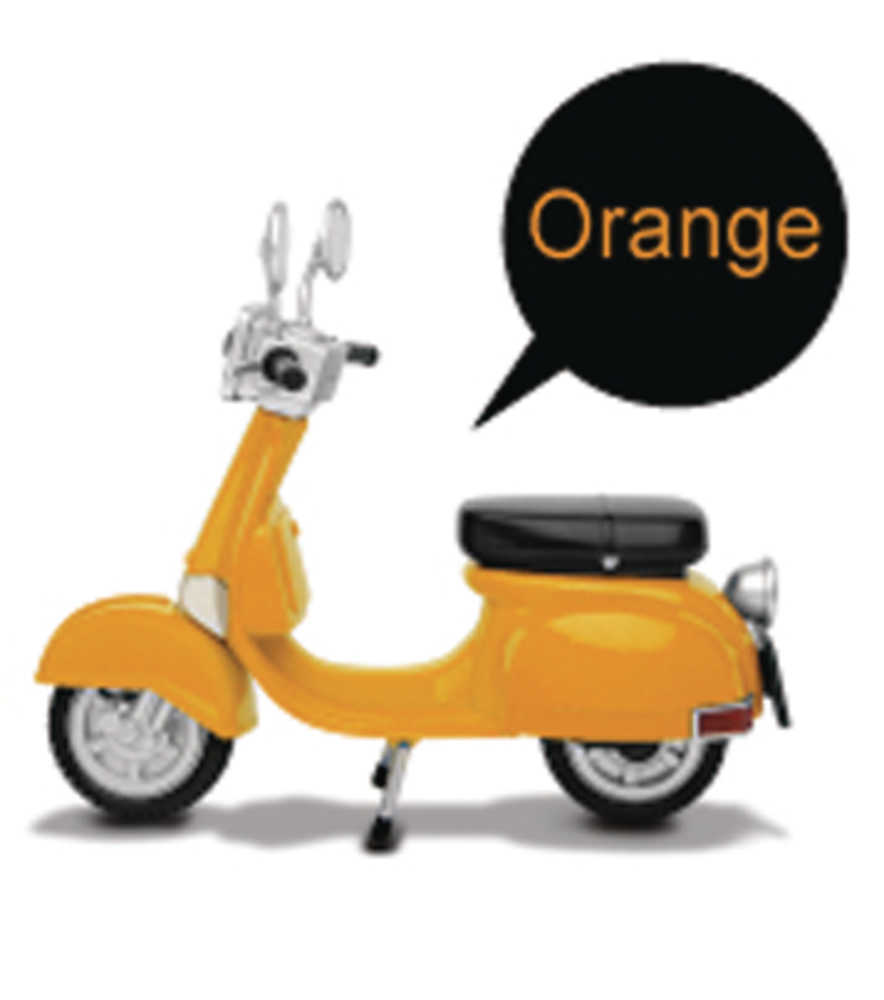 Eaa A03 O Motorbike Classic Style Figure Acc Orange Ver 