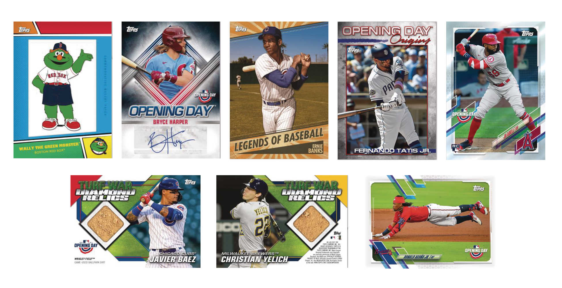 Topps 2021 Opening Day Baseball Trading Card Box  