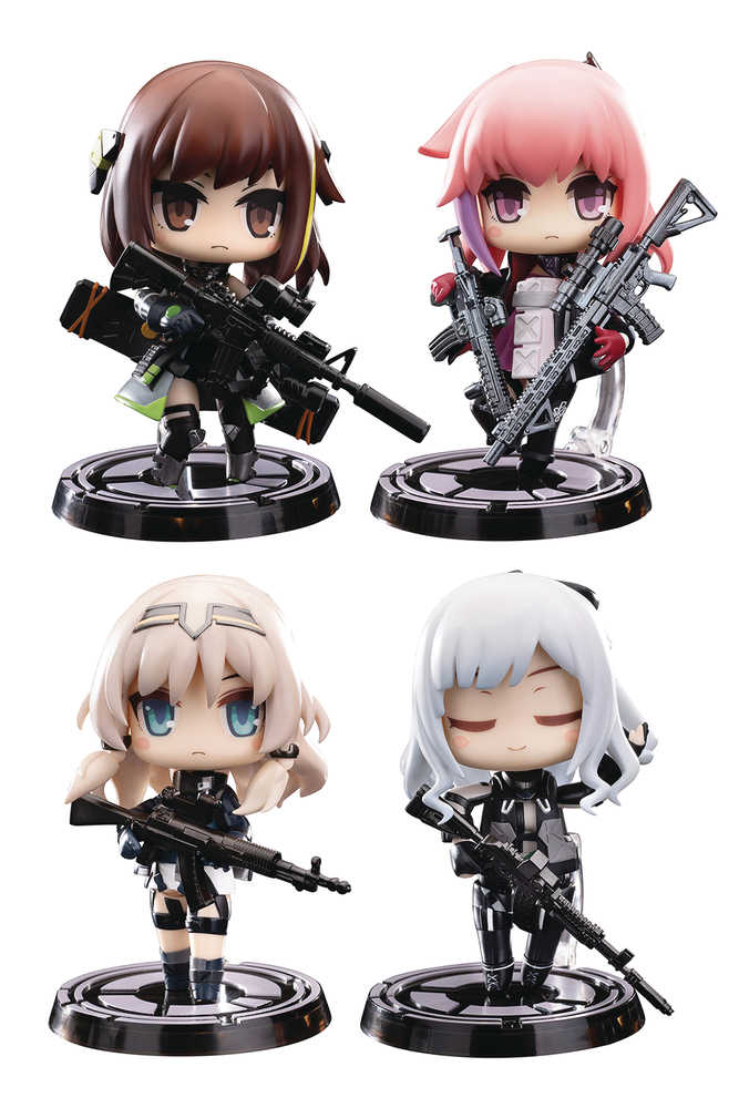 Girls Frontline Disobedience Team 4 Pc Mini Figure Set 