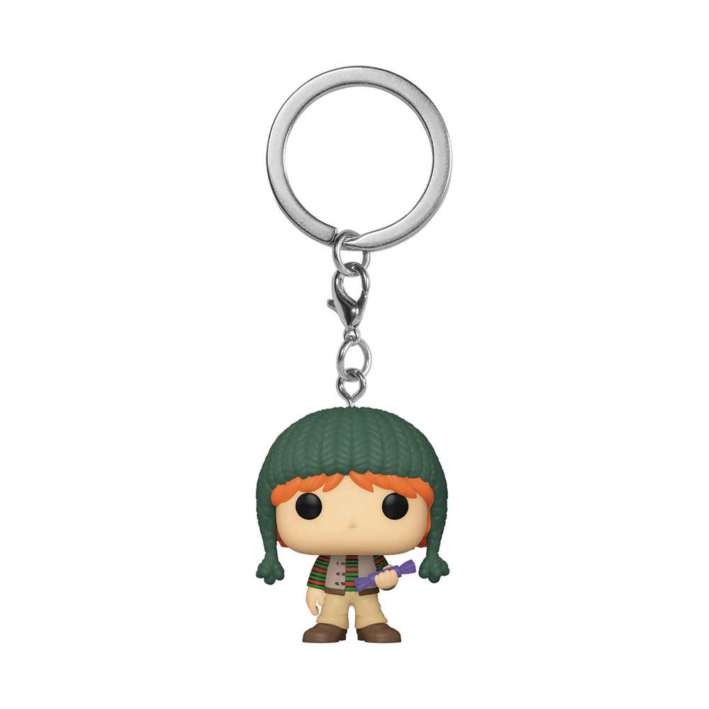Pocket Pop Harry Potter Holiday Ron Keychain 
