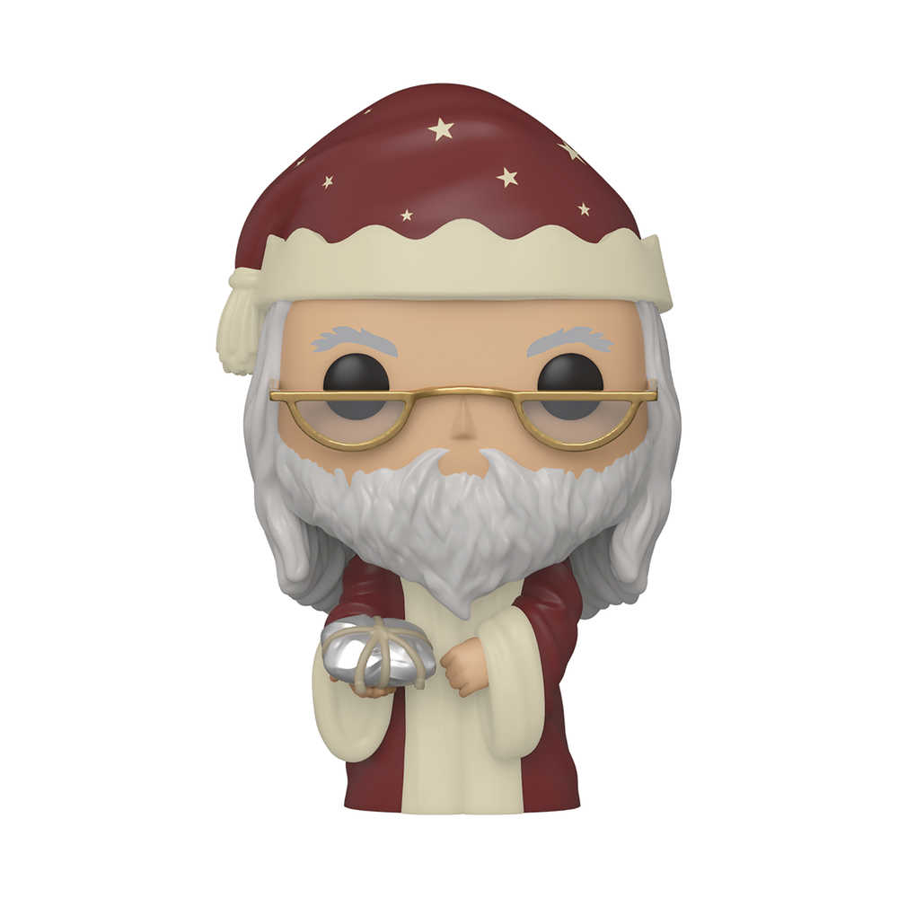 Pop Disney Hp Holiday Dumbledore Vinyl Figure 