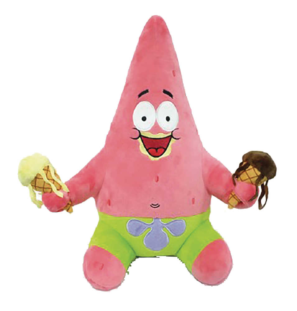 Spongebob Patrick With Ice Cream Hugme 16 In Plush 