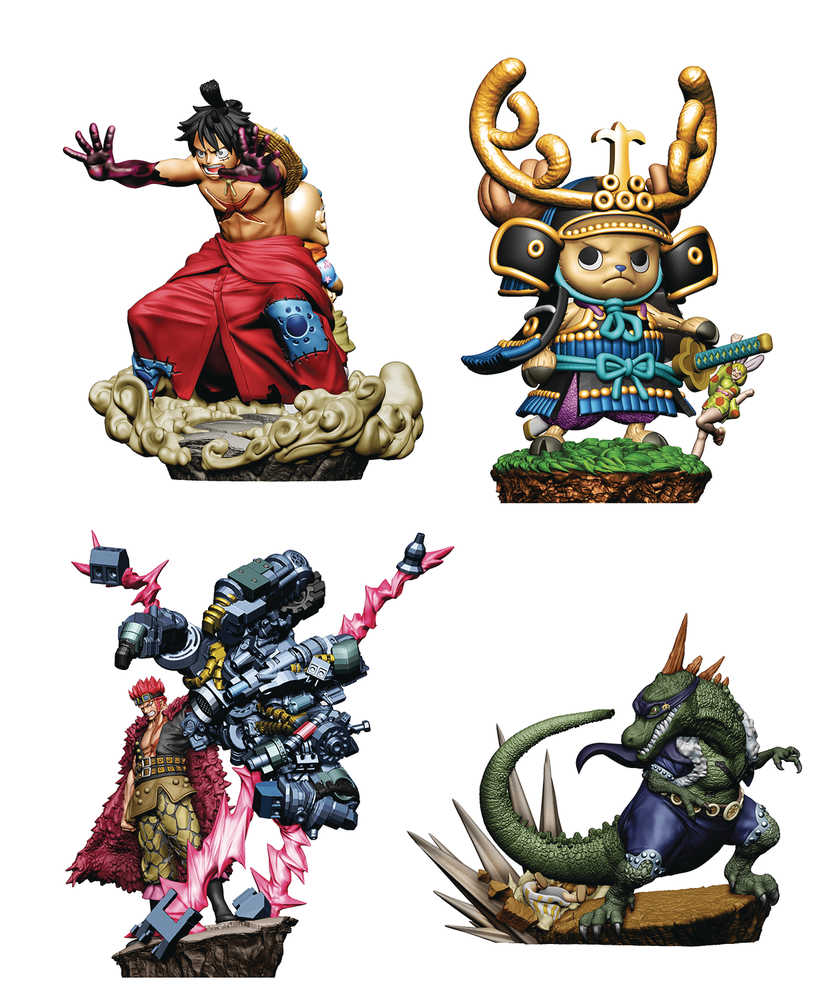 One Piece Logbox Rebirth Wanokuni Vol2 4 Pc Display 