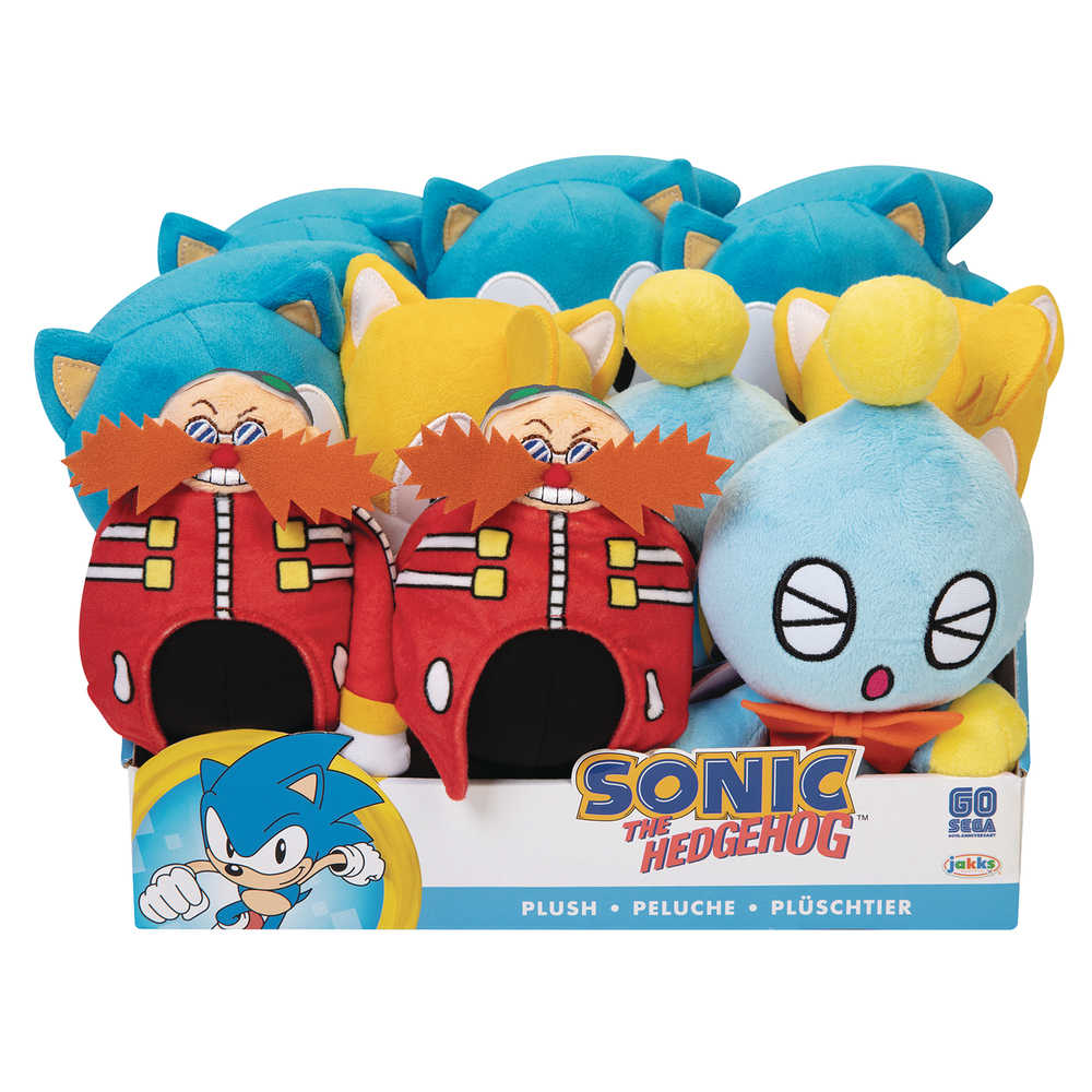 Sonic The Hedgehog 7 In Basic Plush Wv4 Assortment  