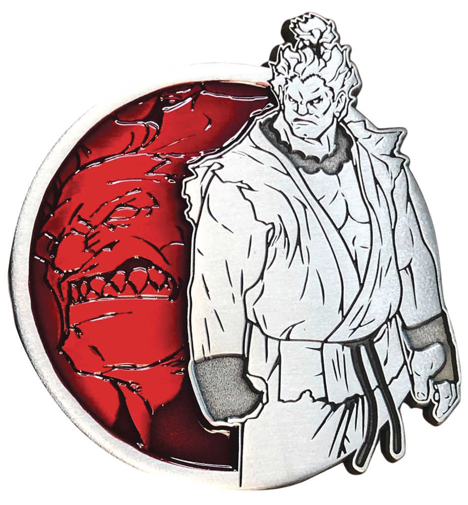 Street Fighter Akuma Portrait Series Enamel Pin 