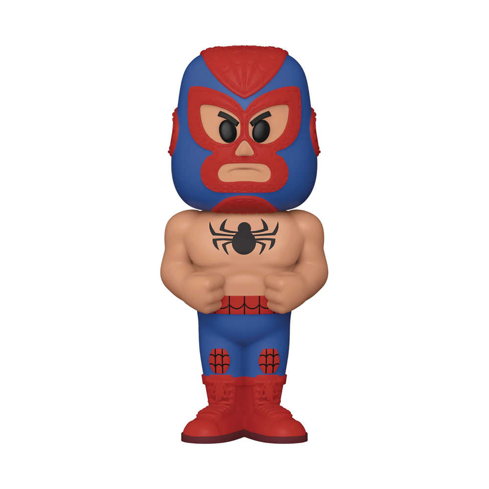 Vinyl Soda Luchadores Spider-Man with Metallic with Chase 