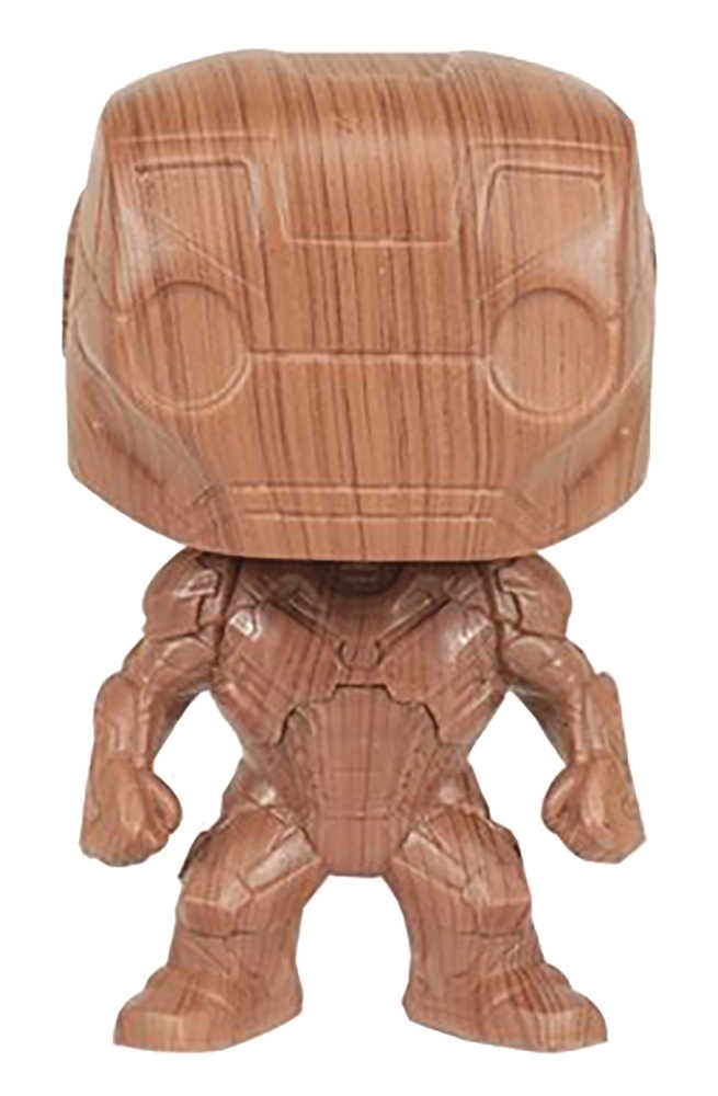 Pop Iron Man Wood Deco Vinyl Figure  