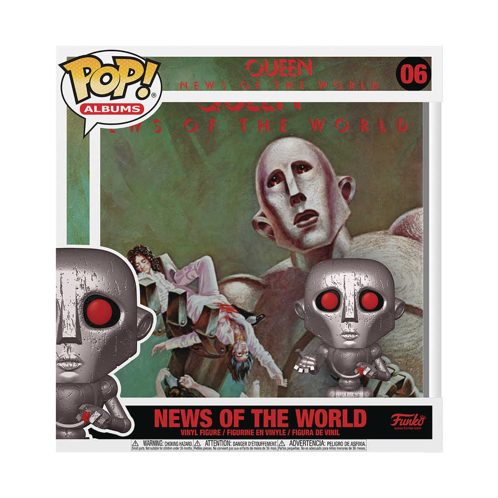 Pop Albums Queen News Of The World Vinyl Figure 