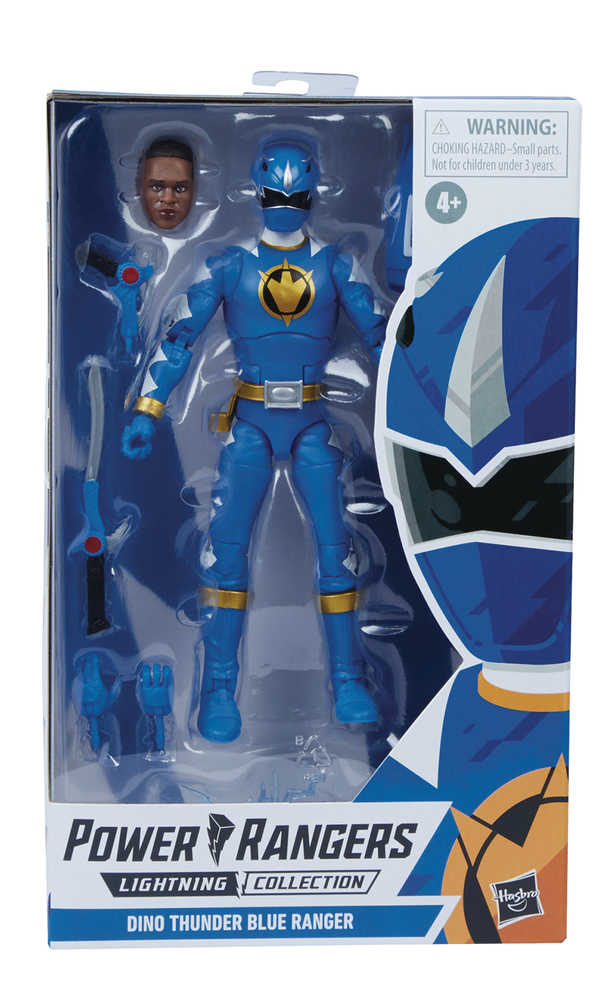 Power Rangers Lightning Dt Blue Ranger 6 In Action Figure Case  