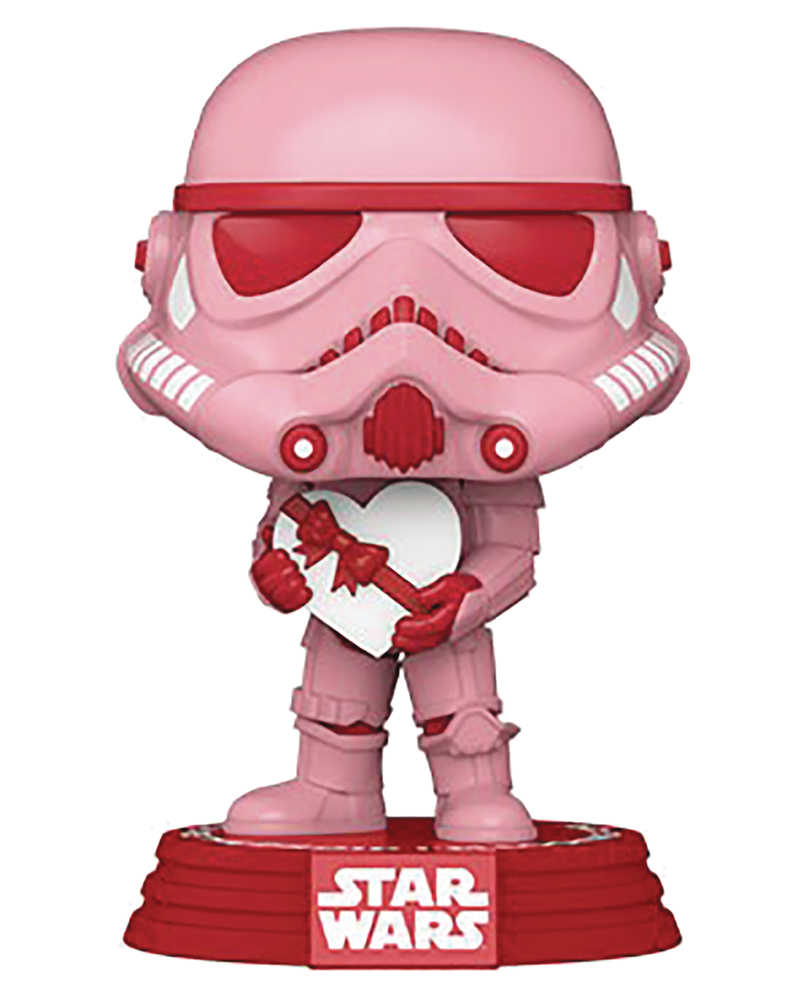 Pop Star Wars Valentines Stormtrooper with Heart Vinyl Figure 