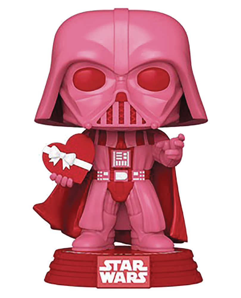 Pop Star Wars Valentines Vader with Heart Vinyl Figure 