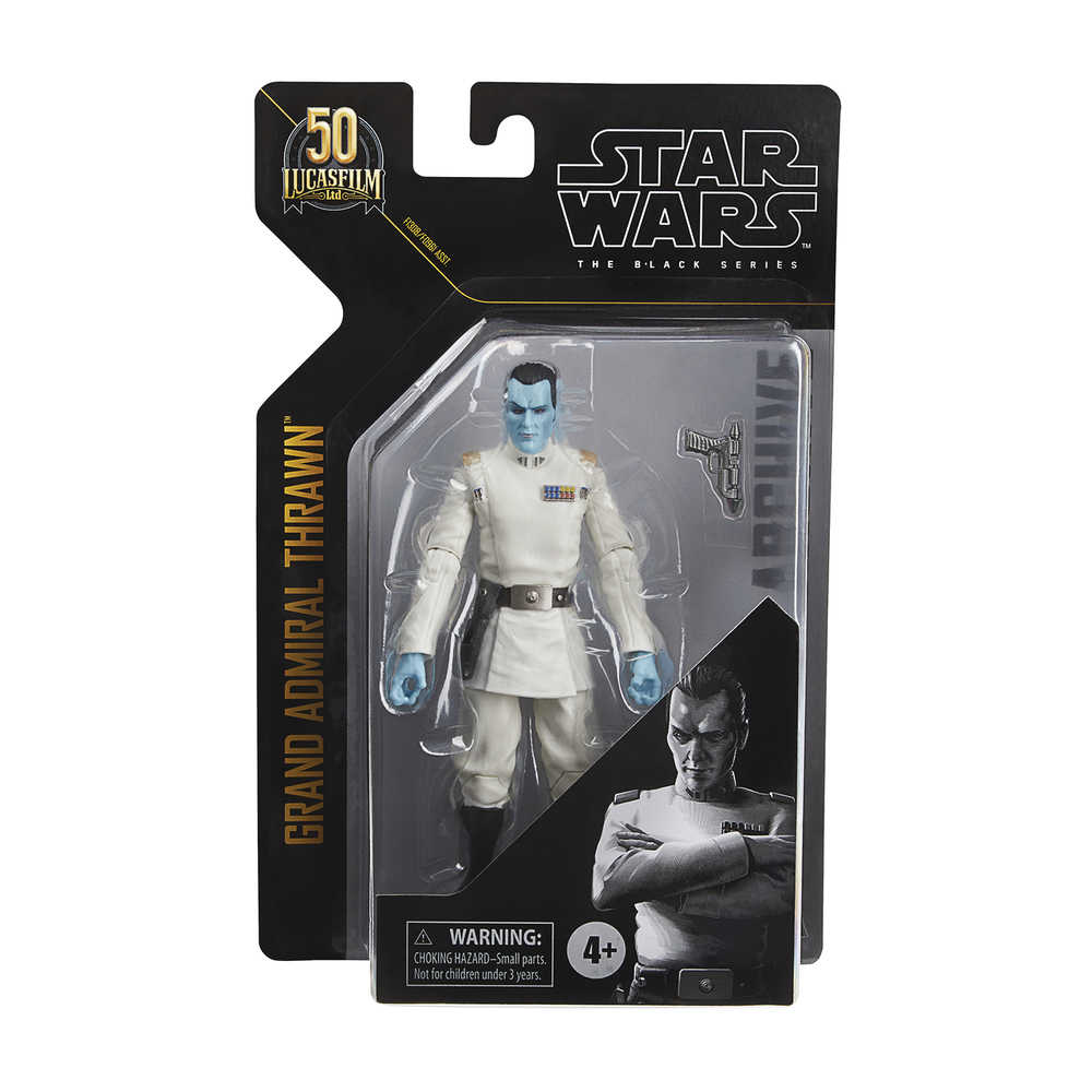 Star Wars Black Archives 6 In Grand Admiral Thrawn Action Figure Case  