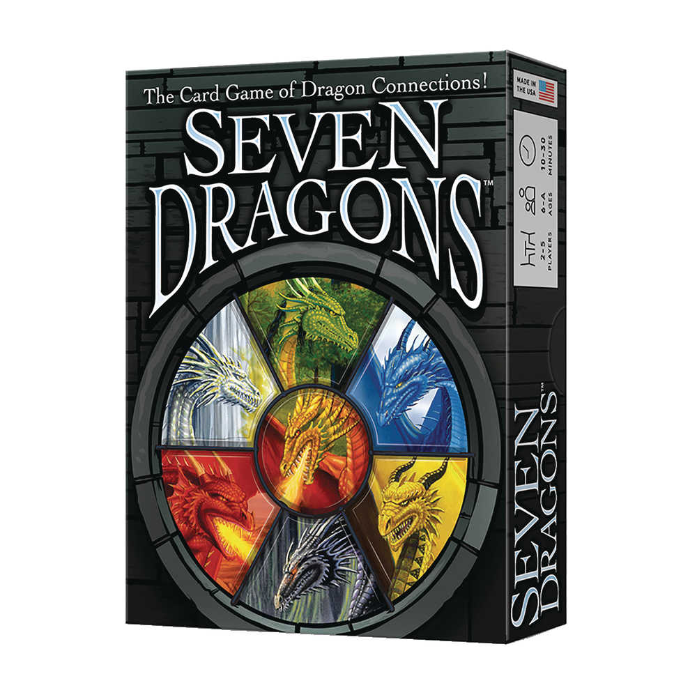 Seven Dragon Card Game Display (6 Ct) 