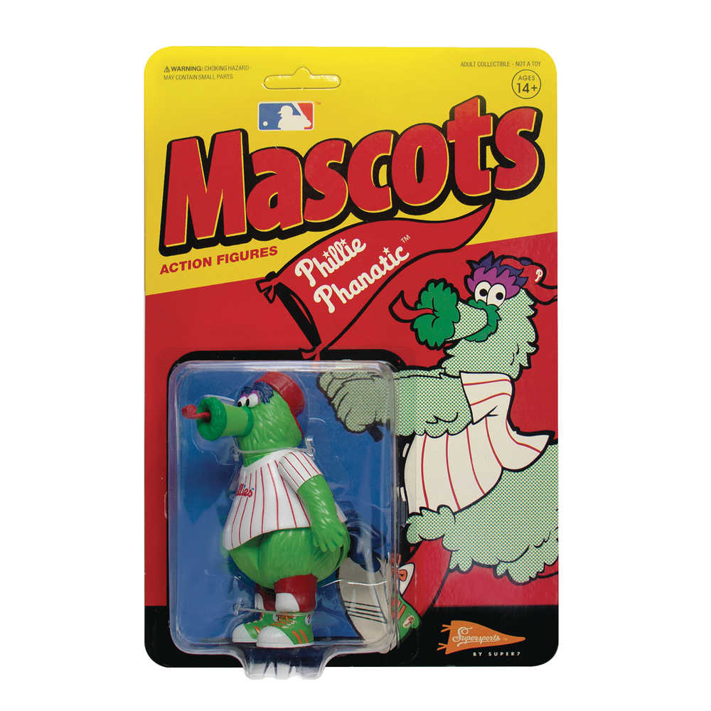 Mlb Mascot Phanatic Philadelphia Phillies W1 Reaction Figure (N