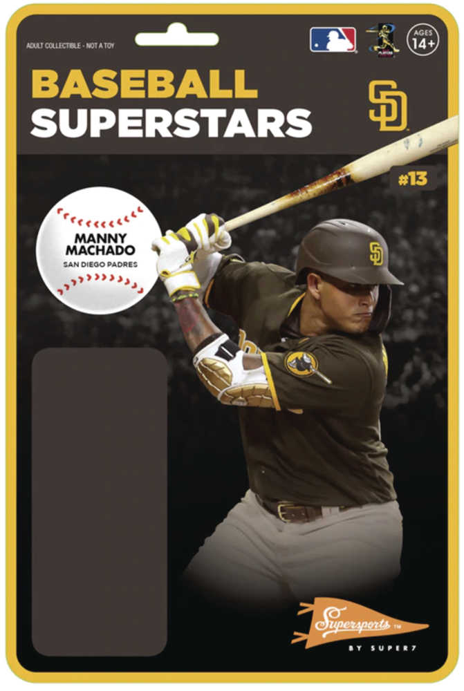 Mlb Modern Padres Manny Machado W2 Reaction Figure  