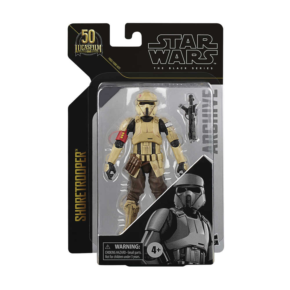 Star Wars Black Archives 6 In Shore Trooper Action Figure Case  