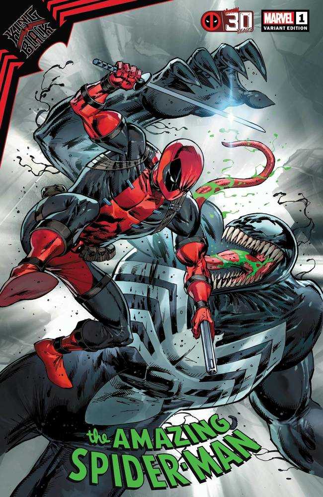 King In Black Spider-Man #1 Liefeld Deadpool 30 Th Variant