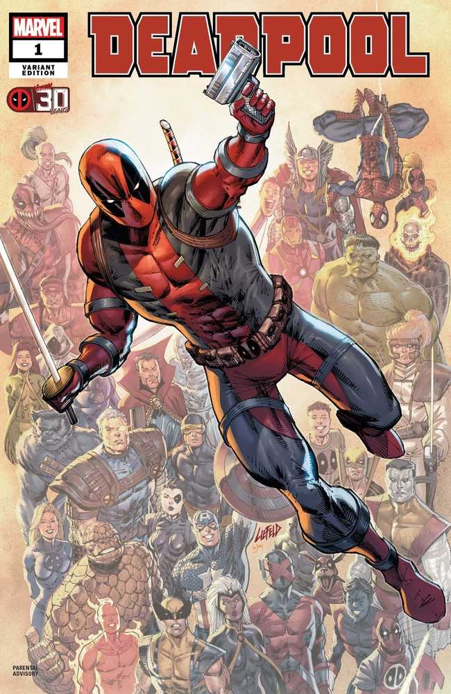 Deadpool Nerdy 30 #1 Liefeld Deadpool 30 Th Variant