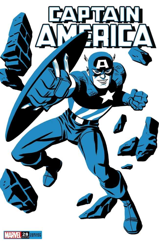 Captain America #28 Michael Cho Captain America Two Tone Variant