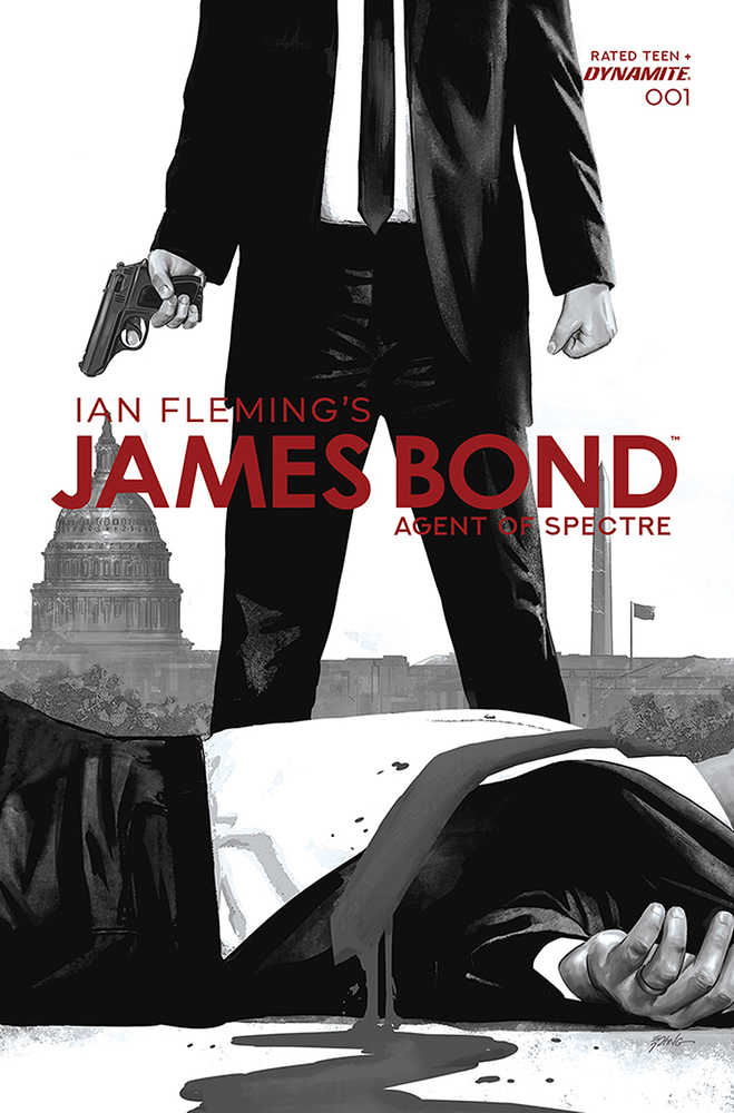 James Bond Agent Of Spectre #1 20 Copy Epting Black & White Variant Edition
