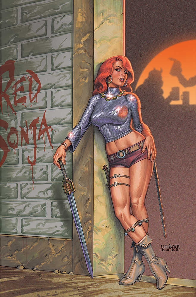 Red Sonja #25 Linsner Limited Full Art Cover