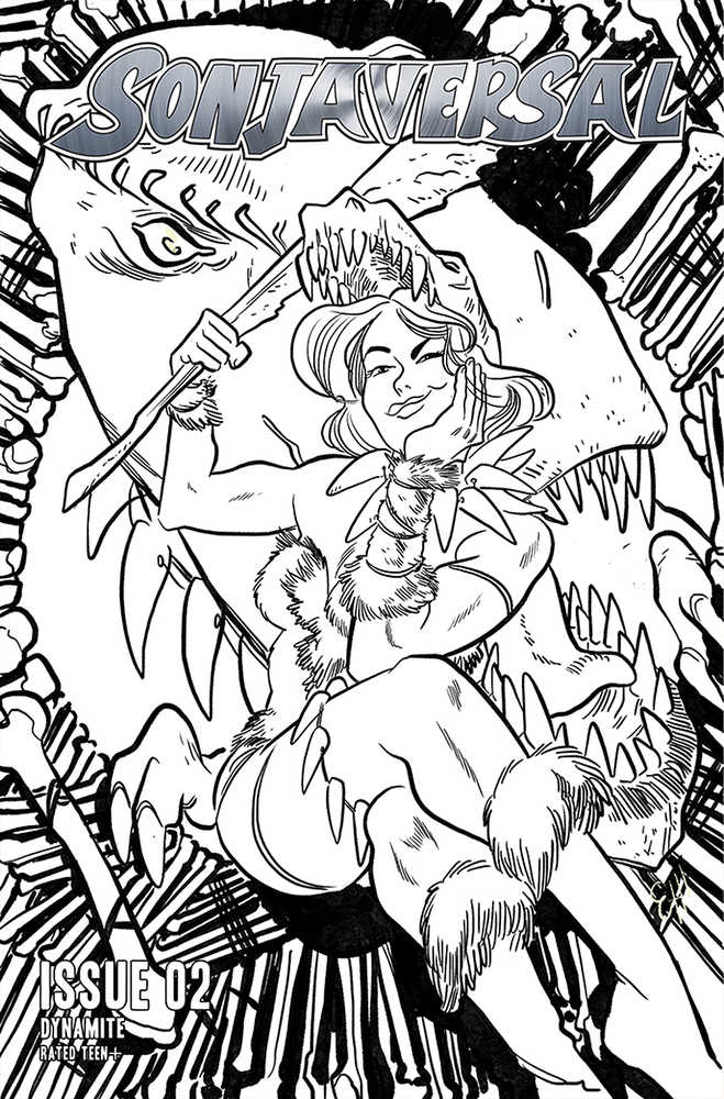 Sonjaversal #2 30 Copy Henderson Black & White Variant Edition