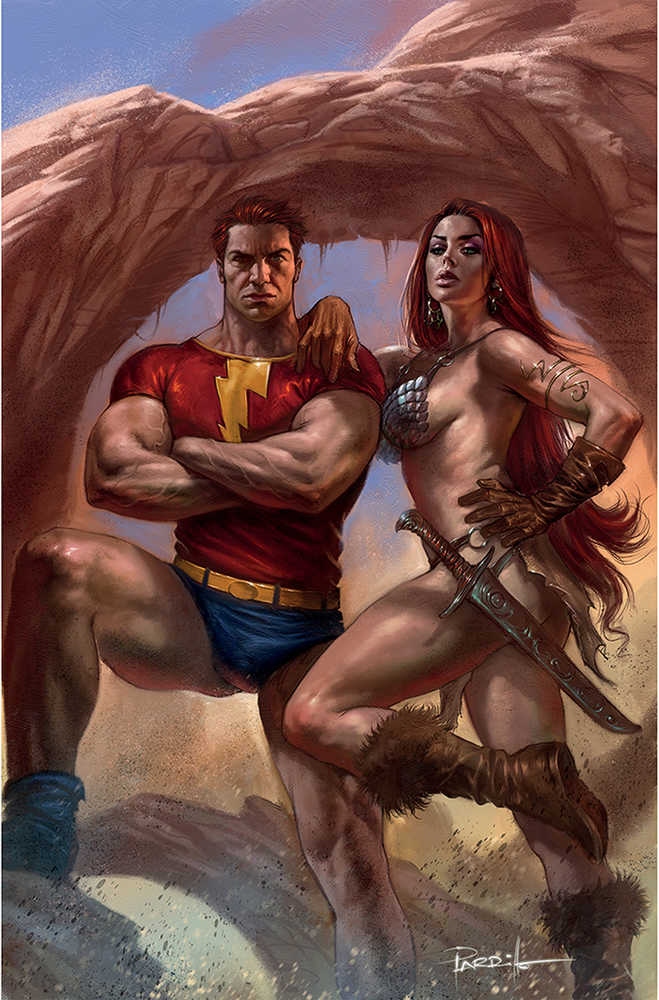 Red Sonja The Superpowers #3 Parrillo Limited Full Art Cover