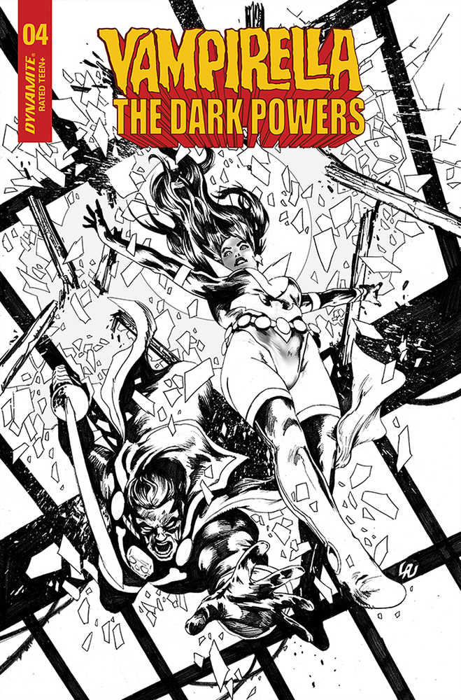 Vampirella Dark Powers #4 10 Copy Lau Black & White Variant Edition