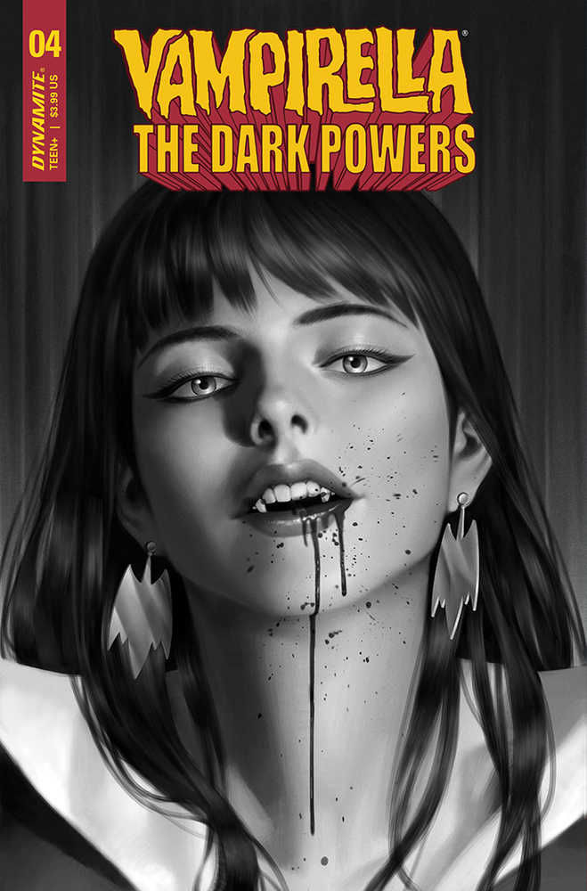 Vampirella Dark Powers #4 30 Copy Yoon Black & White Variant Edition