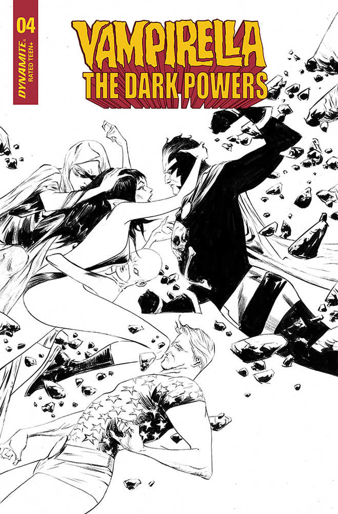 Vampirella Dark Powers #4 40 Copy Lee Black & White Variant Edition