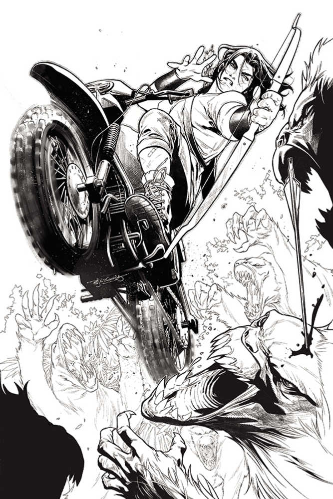 Gung Ho Sexy Beast #3 20 Copy Segovia Black & White Variant Edition (Mature)