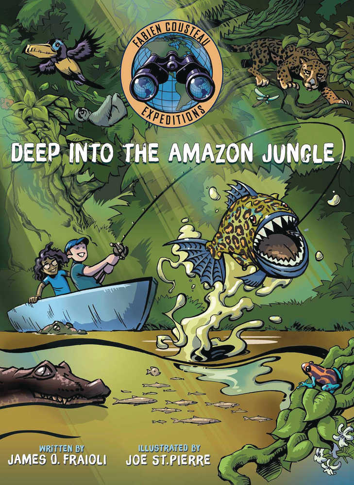 Deep Into The Amazon Jungle Hardcover Graphic Novel 