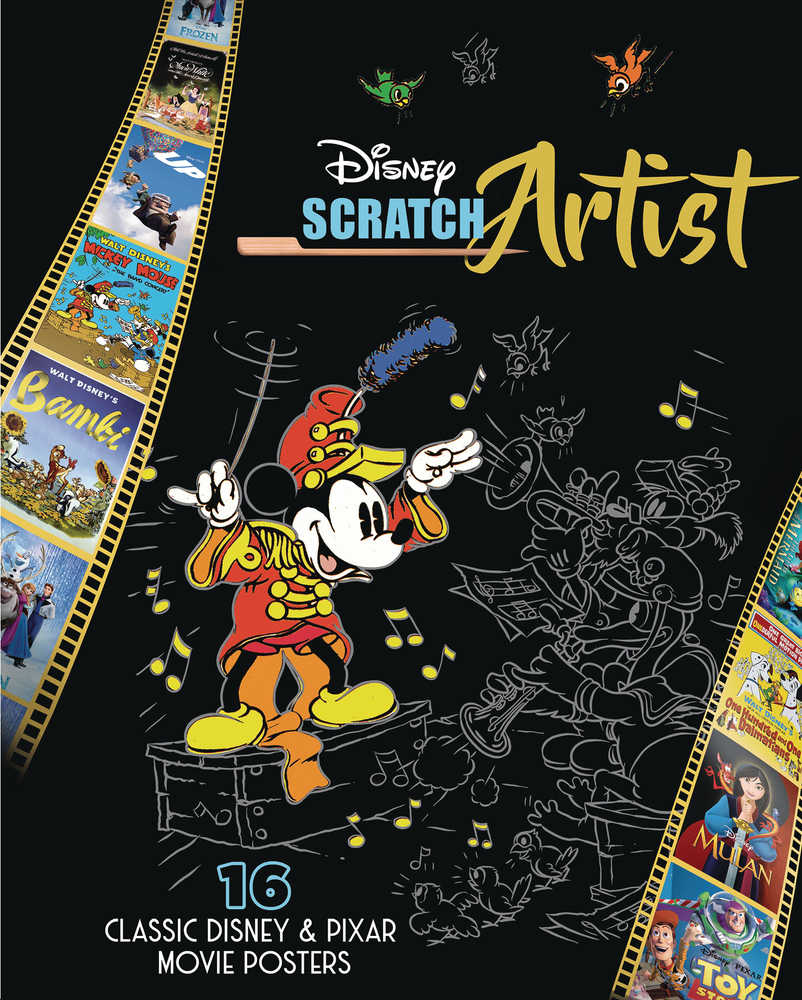 Disney Scratch Artist Classic Disney Pixar Movie Posters 