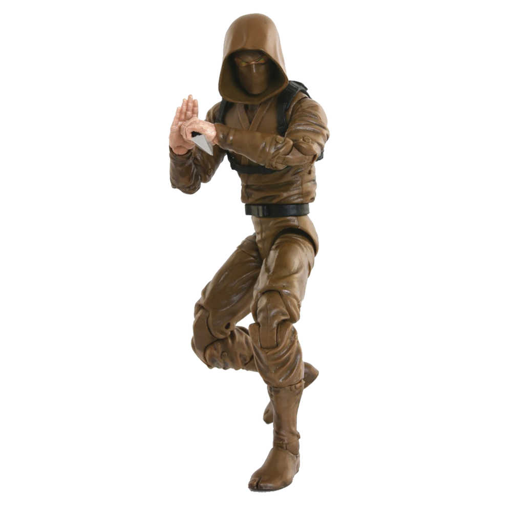 Articulated Icons Basic Ninja Brown 6 In Action Figure  