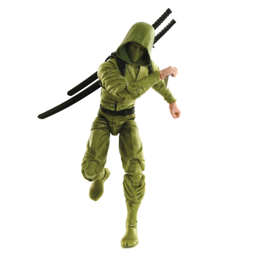 Articulated Icons Basic Ninja Green 6 In Action Figure  